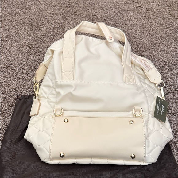 NWT Chic Cream Quilted Backpack main image 8